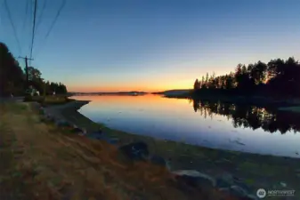 Enjoy sunrises from your own piece of waterfront.