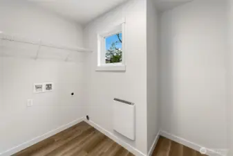 Large laundry/storage room on 2nd level