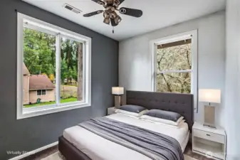 2nd bedroom virtually staged