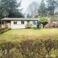 Expansive front yard allows for additional square footage