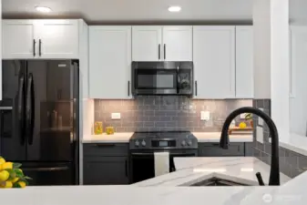 Black Stainless-Steel Appliances