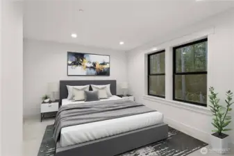 Virtually staged to show an example of how the space could be used.