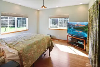 3rd bedroom. Also with a generously sized closet. Note the lovely natural light