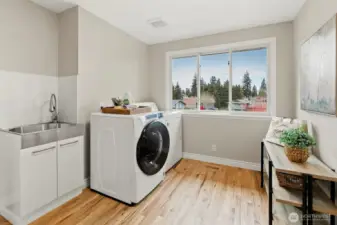 Laundry room upstairs.