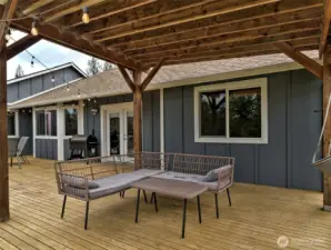 Perfect place to entertain, sit and relax and enjoy natures beauty.