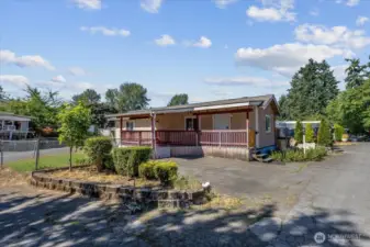 Prime location - corner lot in front of park. Grass has been enhanced