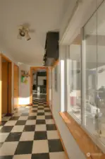 Mudroom space on main floor