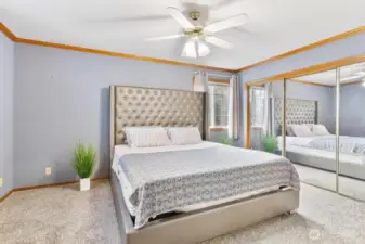 Primary bedroom. Upper level.