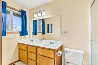 Primary bathroom.