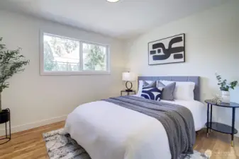 Bedroom #2 on the main floor.