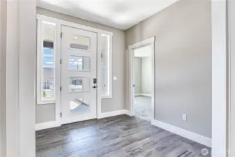 Entry - bedroom/office off entry