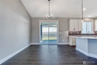 Dining Room with Slider to Patio