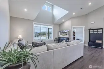 Vaulted and Bright Living Room