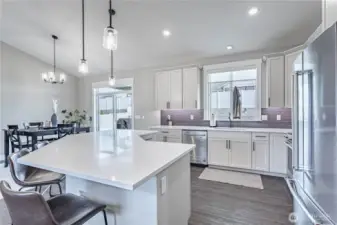spacious kitchen