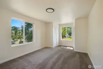 Upper unit bedroom