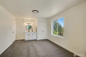 Upper unit bedroom