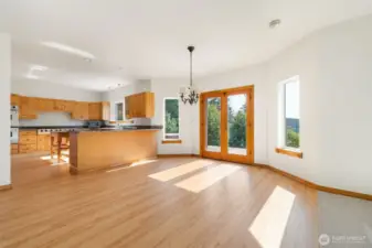 Dining and Kitchen area