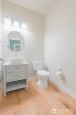 Main floor powder room