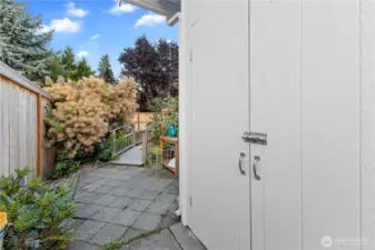 Outside storage