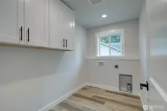 Large utility room with lots of storage space