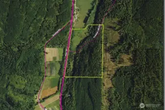 From County GIS. Line are only approximate and do not represent a survey.