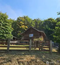 Barn from below