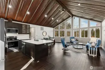 Main House-Open Concept Kitchen, dining room, livingroom