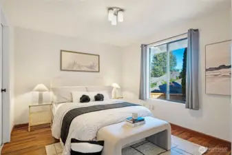 First floor bedroom- perfect for guest room or office