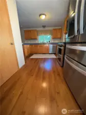 Kitchen View from entry