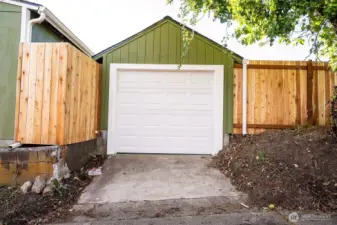 Garage Alley Entrance