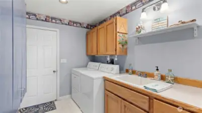Main level laundry