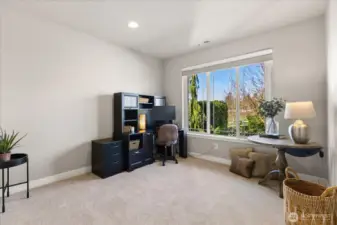 Main floor flex area, home office or living room