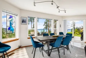Enjoy meals with a view! This home is designed with entertaining in mind. Want to dine al fresco? Take to the expansive deck where you'll have plenty of room to entertain a crowd!