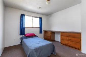 bedroom off dining room