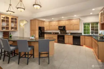 Kitchen with eating space