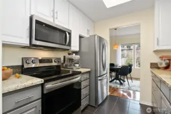 Functional kitchen layout.
