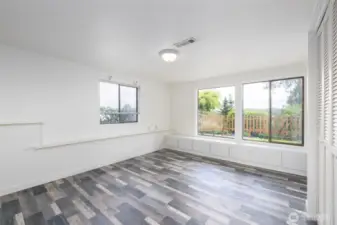 Lower level bedroom.