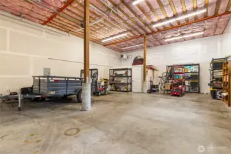 Shop that is attached to the ADU
