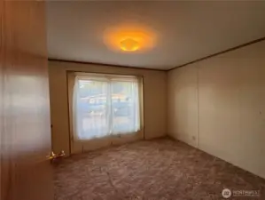 Second bedroom with built in vanity plus door into second bath.