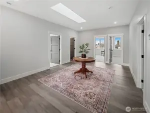 Upstairs landing leading to all upper rooms is waiting for your creativity!