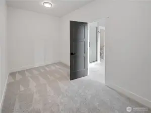 Huge walk-in closet off primary bathroom.
