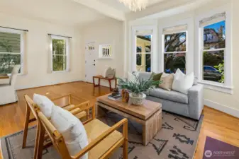 Open, welcoming living room