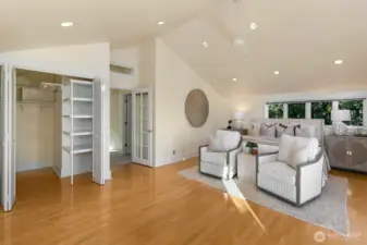 Want to add an en-suite? Lots of space to add a bathroom to this bedroom. Buyer to verify.