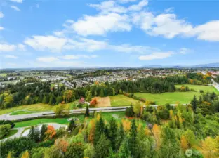 Elevated above Skagit Valley.