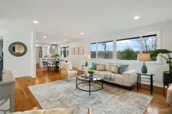 Large west facing windows bring in tons of natural light.