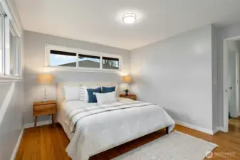 3 bedrooms on the main floor.