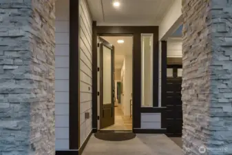 Photos of completed model on homesite #11 with identical floorplan.