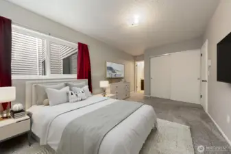 Owners suite digitally staged