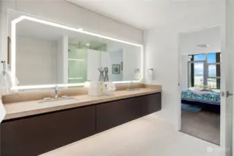 Luxurious Master Bath with Dual Vanity