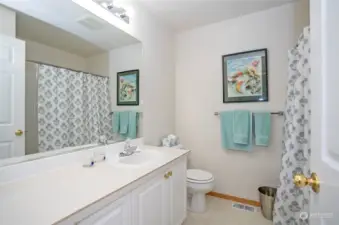 Full bathroom upstairs